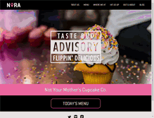 Tablet Screenshot of noracupcake.com